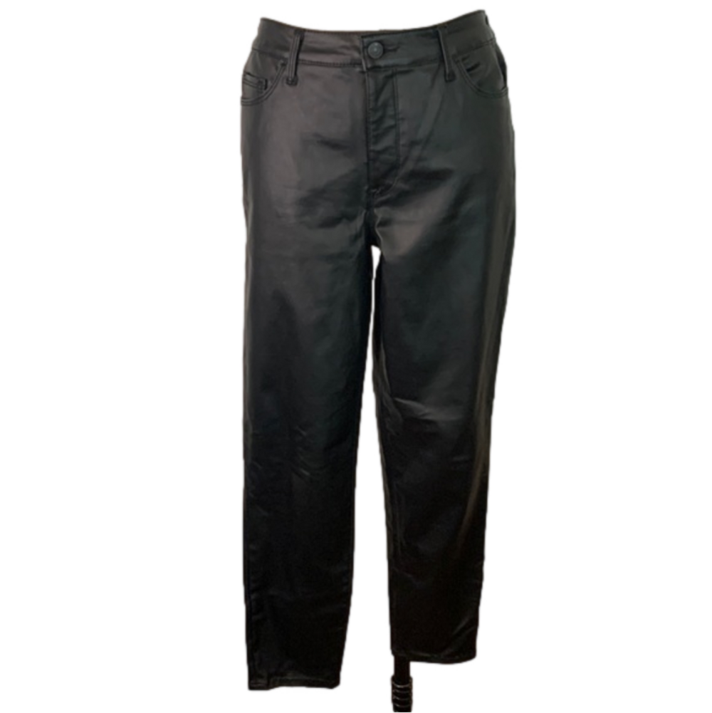 Social Standard by Sanctuary sz 12 black leather look ankle skinny pants